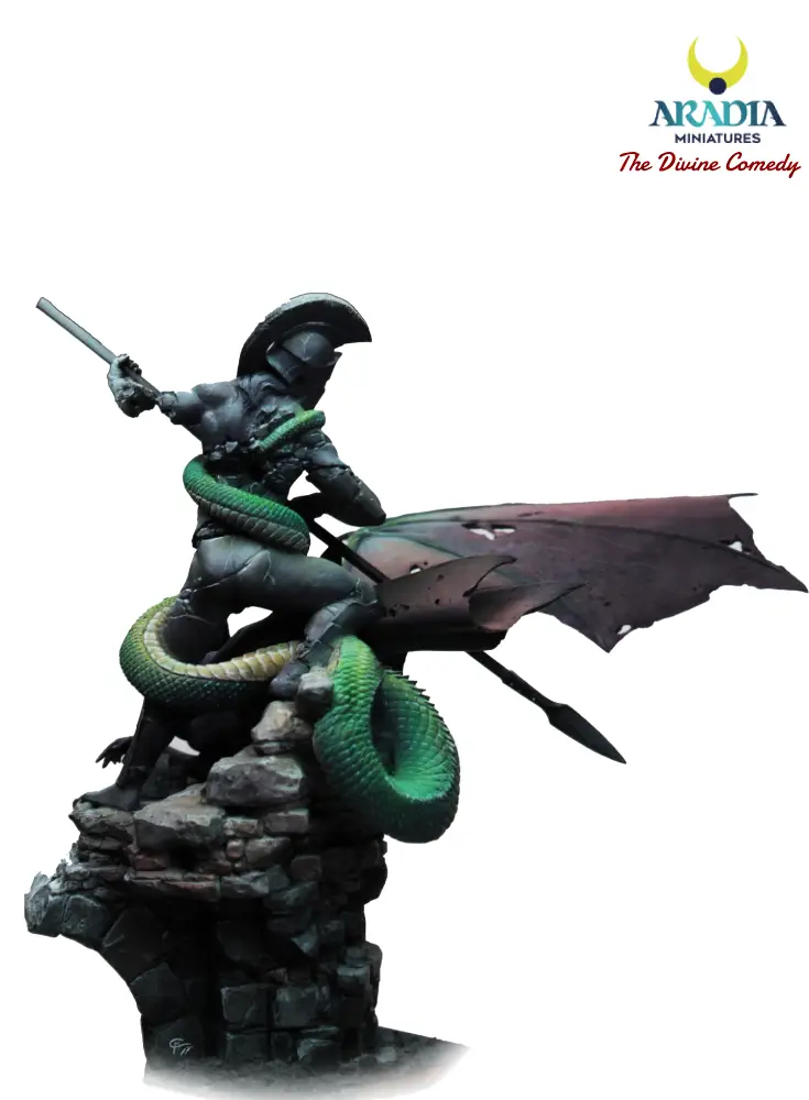 Aradia Dante Gorgon’s Cave figurine résine à peindre