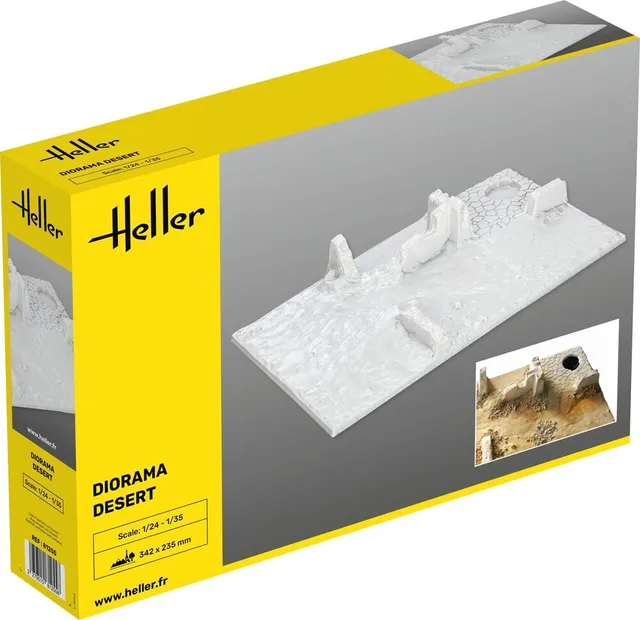 Heller Historical Collection socle diorama désert 1/35