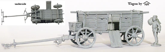 Perry Miniatures WR28 chariot de ravitaillement guerre des Roses