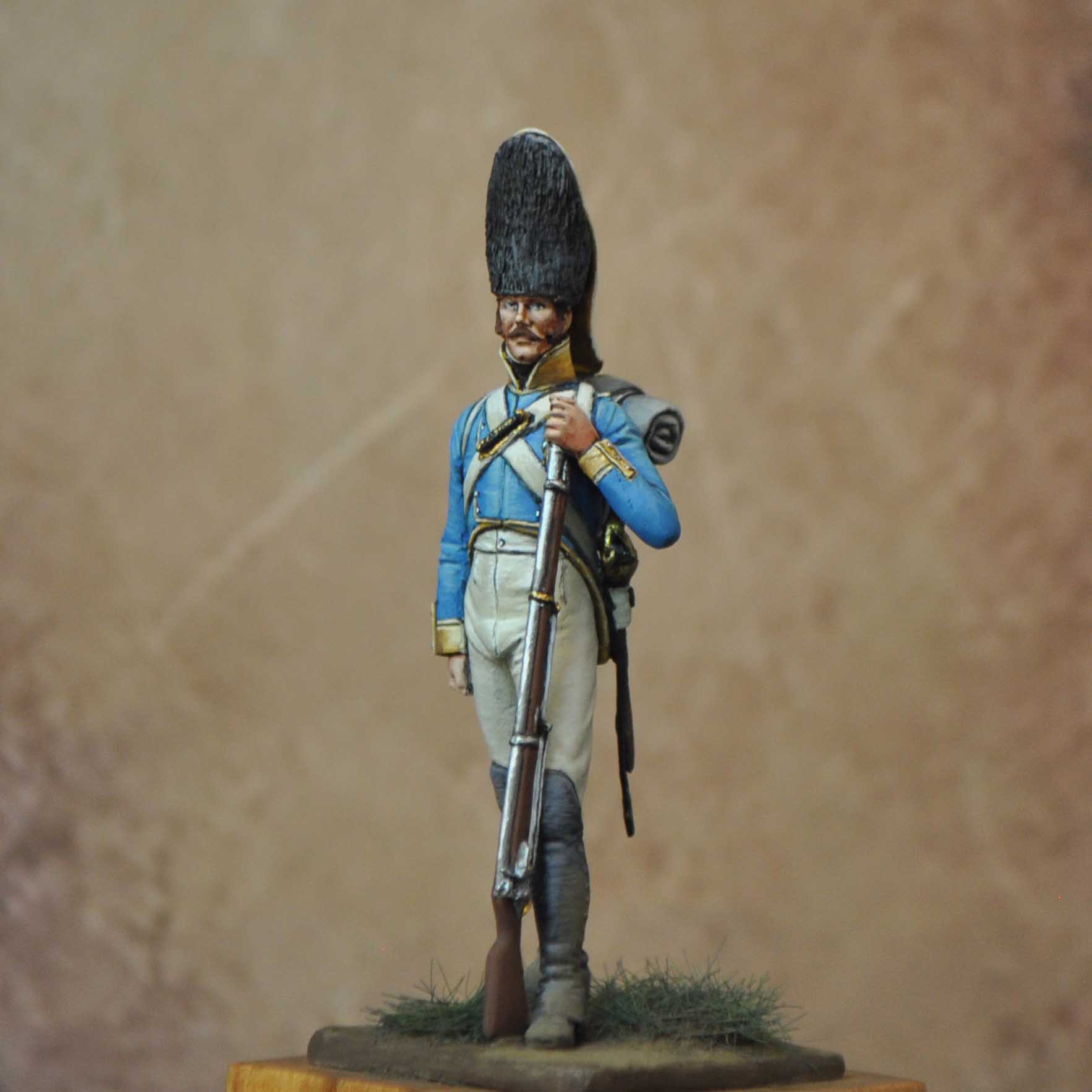 Art Girona Napoleonic Granadero Ultonia 1809 figurine 54mm