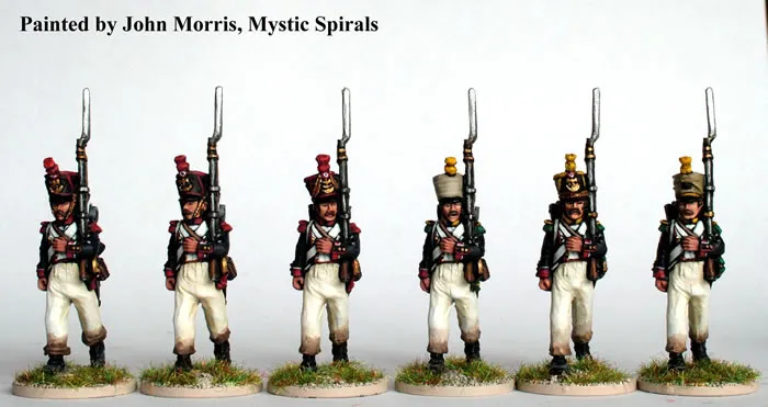 Perry Miniatures Napoleonic FN11 figurines voltigeurs grenadiers 28mm