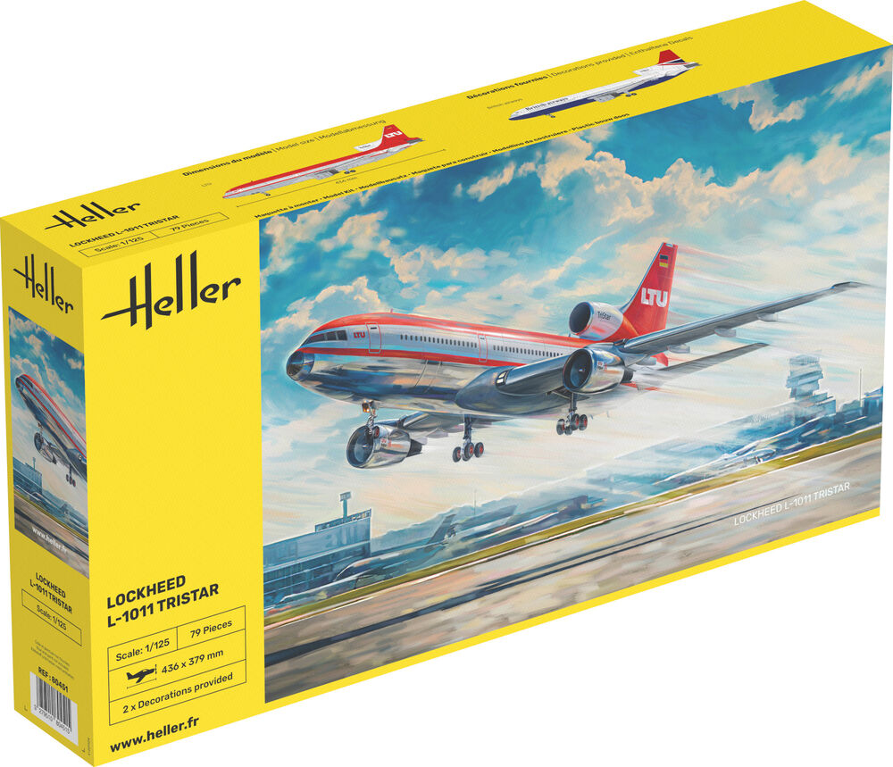 Heller Historical Lockheed L-1011 TriStar 1/125 maquette avion