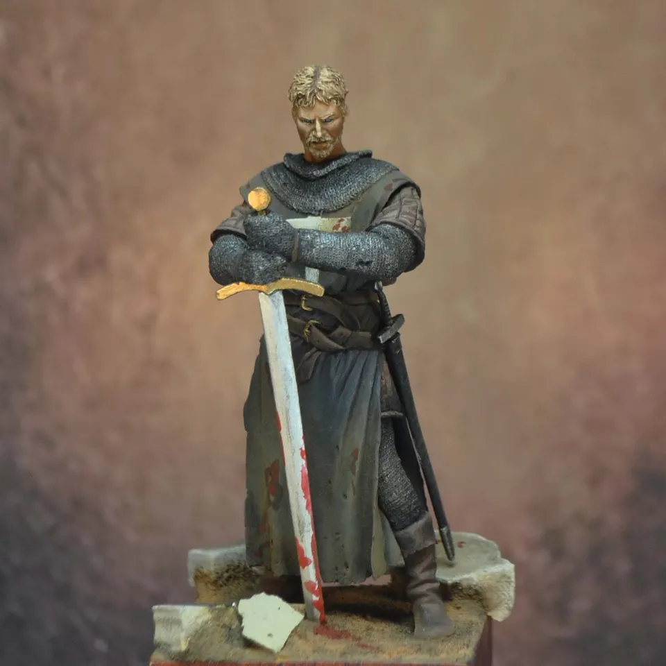ART GIRONA 70mm Hospitaller Knight figurine XIIe siècle