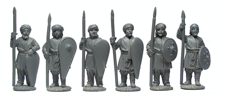 Perry Miniatures Crusades MA22 Milice arabe lanciers debout