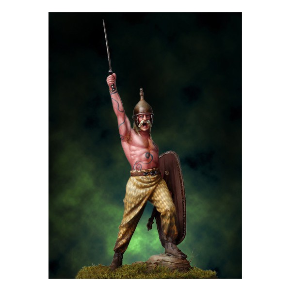Art Girona Guerrero Celta Siglo I A.C. figurine métal