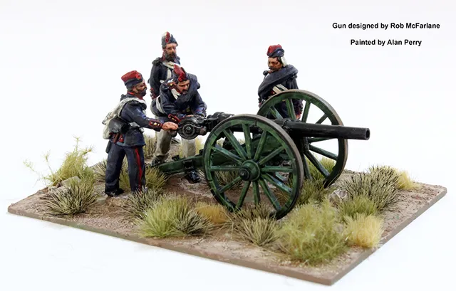 Perry Miniatures Triple Alliance TA 35 artillerie figurine canon