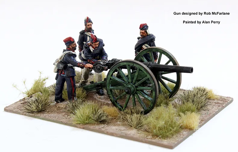 Perry Miniatures Triple Alliance TA 35 artillerie figurine canon