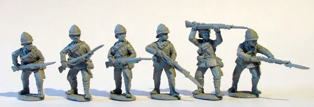 Perry Miniatures Victoria's Little Wars SB78 figurines chameliers à pied