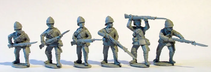 Perry Miniatures Victoria's Little Wars SB78 figurines chameliers à pied