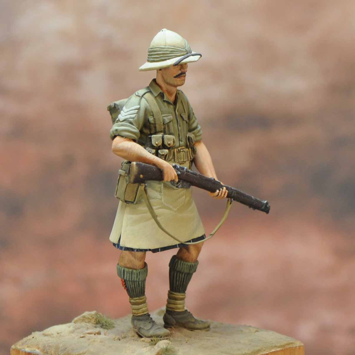 Art Girona International Serie Sergeant 2nd battalion Seaforth Highlander 1931 figurine