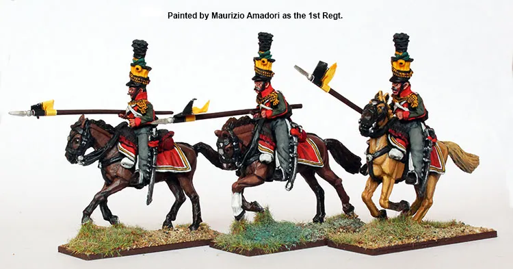 Perry Miniatures Napoleonic AN51 figurines uhlans charge 28mm
