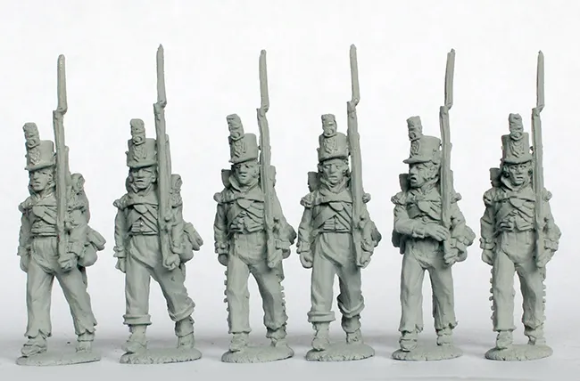 Perry Miniatures BH 71 compagnies flanc figurines marche