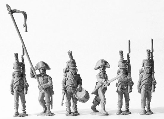 Perry Napoleonic NN 17 figurines commandement Nassau 1806-07