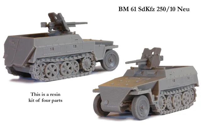 Perry Miniatures BM 61 SdKfz 250/10 Neu maquette résine