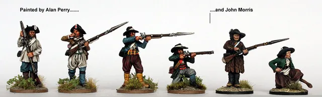 Perry Miniatures Vendéens Chouans REVV 5 figurines tirailleurs