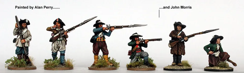 Perry Miniatures Vendéens Chouans REVV 5 figurines tirailleurs