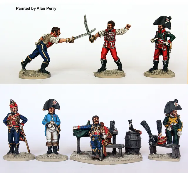 Perry Miniatures Napoleonic NX 12 figurines duellistes 28 mm