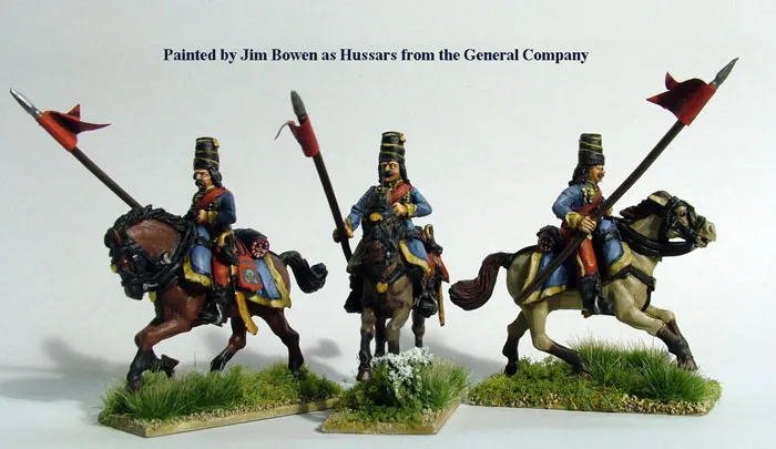 Perry Miniatures AWI AW163 hussards lances au galop