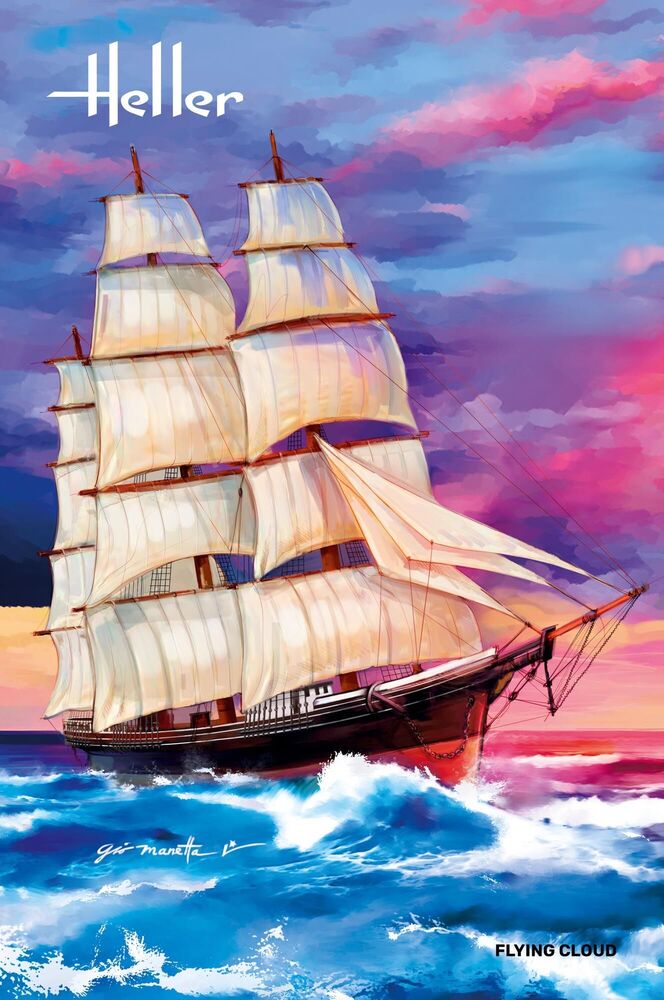 Heller Historical Collection Flying Cloud 1/200 bateau voilier