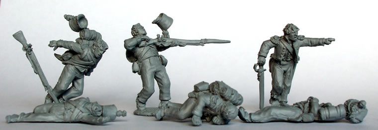 Perry Miniatures Napoleonic NN14 figurines casualties blessés