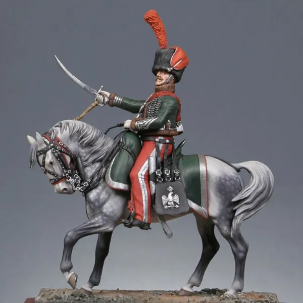 ART GIRONA Miniatures Chef d'escadron chasseurs à cheval 1809