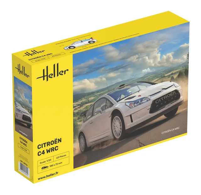 Heller Historical Collection Citroën C4 WRC 1/24 maquette voiture rallye