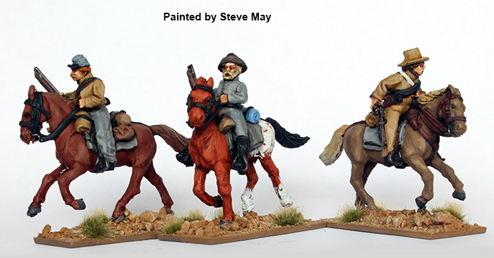 Perry ACW 97 cavalerie confédérée figurines galop 28mm