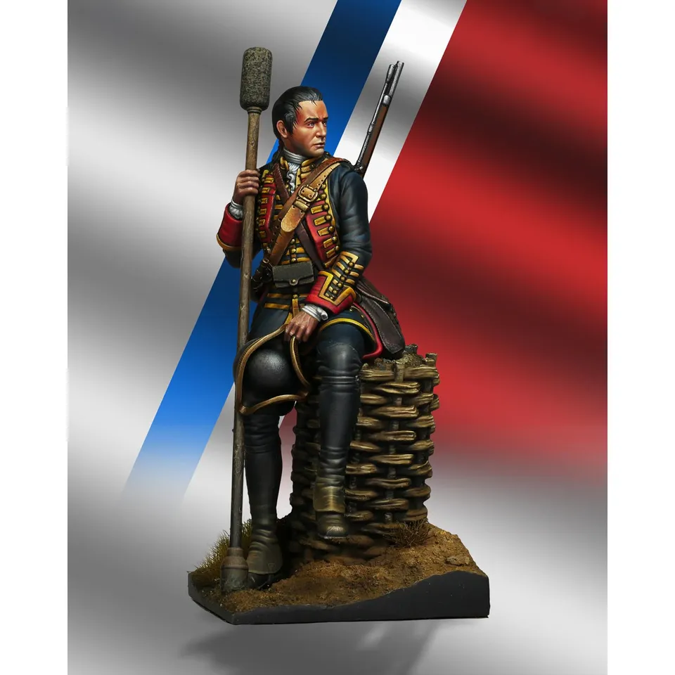 ART GIRONA Miniatures Private Gunner Minden 1759 figurine