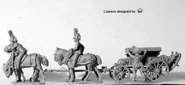 Perry Miniatures Napoleonic AN39 caisson artillerie 28mm
