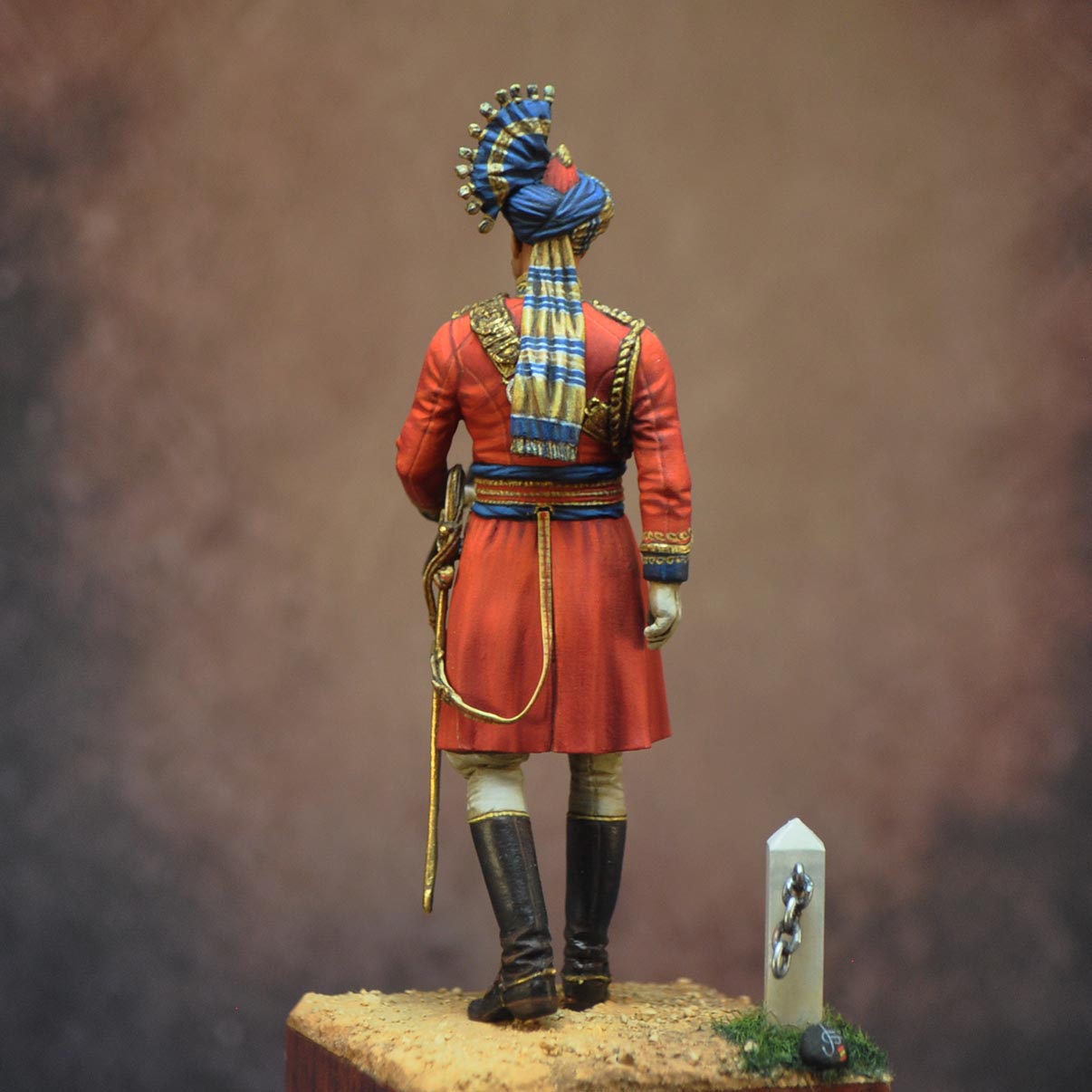 Art Girona 70mm Aide-de-camp Vice-roi 1938 figurine à peindre