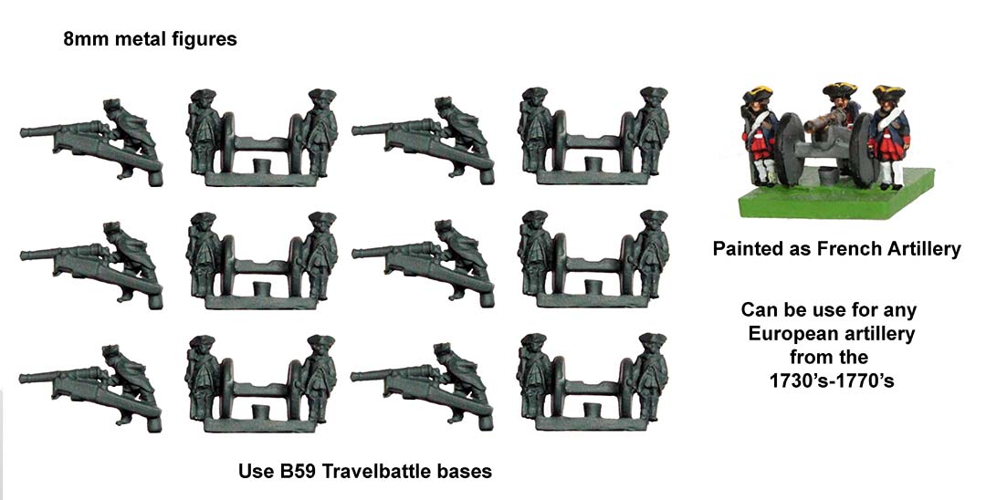 Perry Miniatures TravelBattle TBL 3 Artillerie 6 pièces