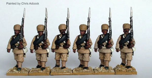 Perry Victoria's Little Wars SB72 infanterie Bengale figurines 28mm marche