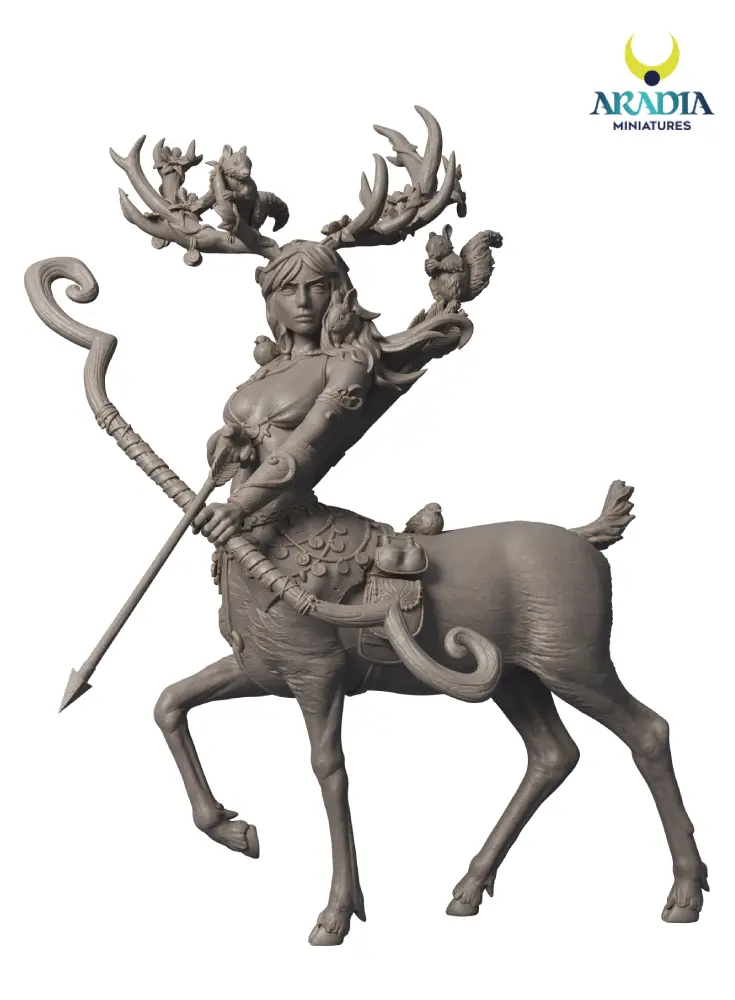 Aradia Classic Fantasy Diana Figurine résine chasseresse 75 mm