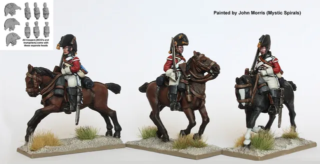Perry Miniatures Napoleonic BH 155 dragons lourds figurines 28mm