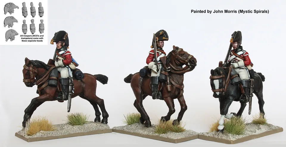 Perry Miniatures Napoleonic BH 155 dragons lourds figurines 28mm
