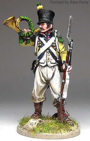 Perry Miniatures 40mm PE34 Voltigeur Cornet figurine métal