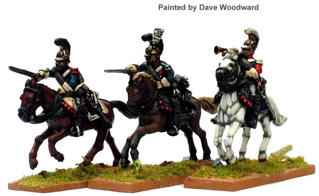 Perry Napoleonic DB36 Carabiniers Belges Commandement 28mm métal