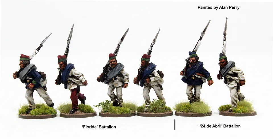 Perry Miniatures Triple Alliance TA 19 infanterie uruguayenne 28mm
