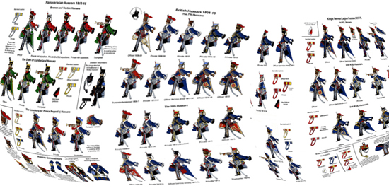 Perry Miniatures BH 80 Hussards britanniques figurines 14 cavaliers