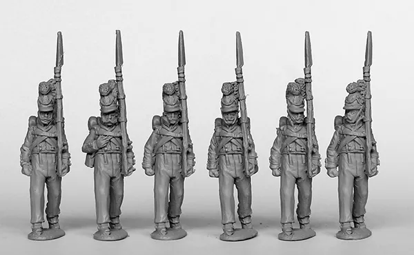 Perry Miniatures Napoleonic BAV8 figurines grenadiers marche 28mm