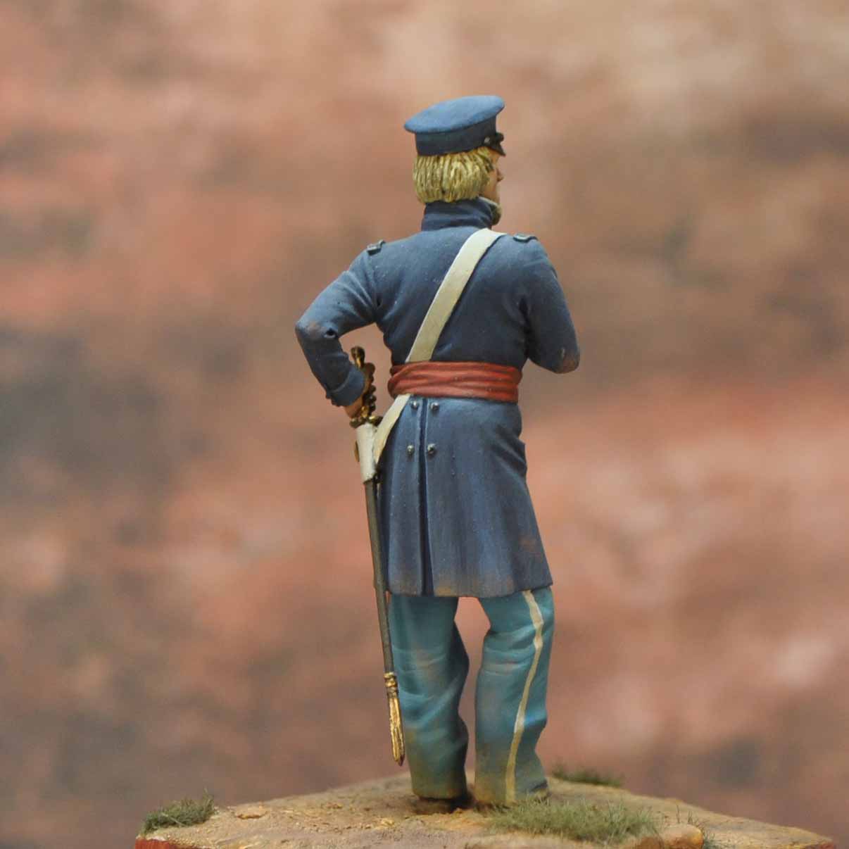Art Girona International Serie American Officier Mexico 1847 figurine 54mm