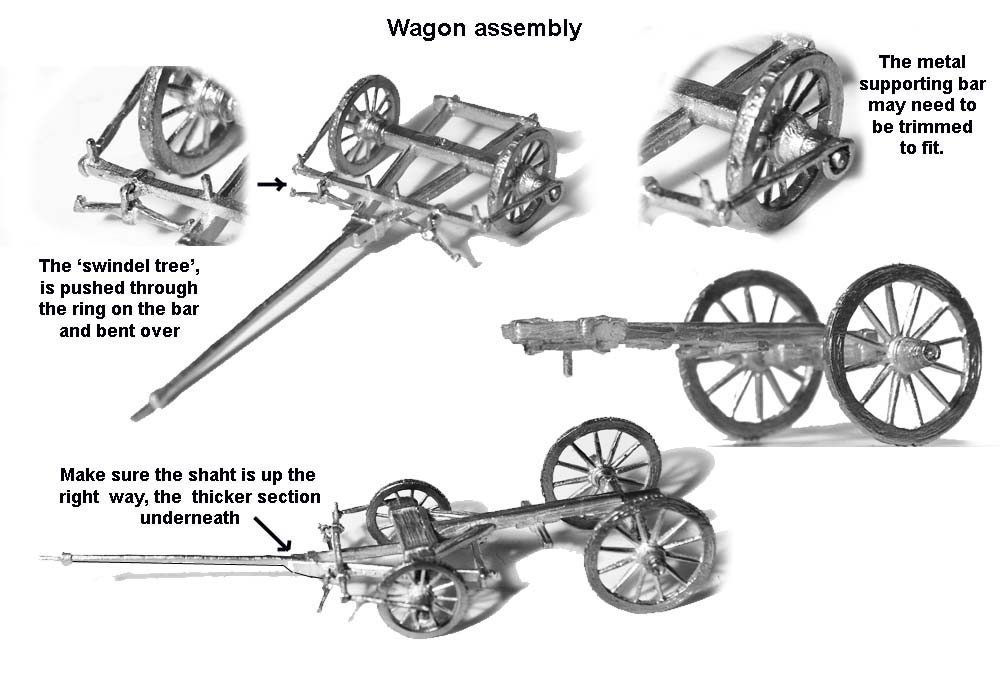 Perry Napoleonic RN 16 wagon apothicaire figurines métal blessés