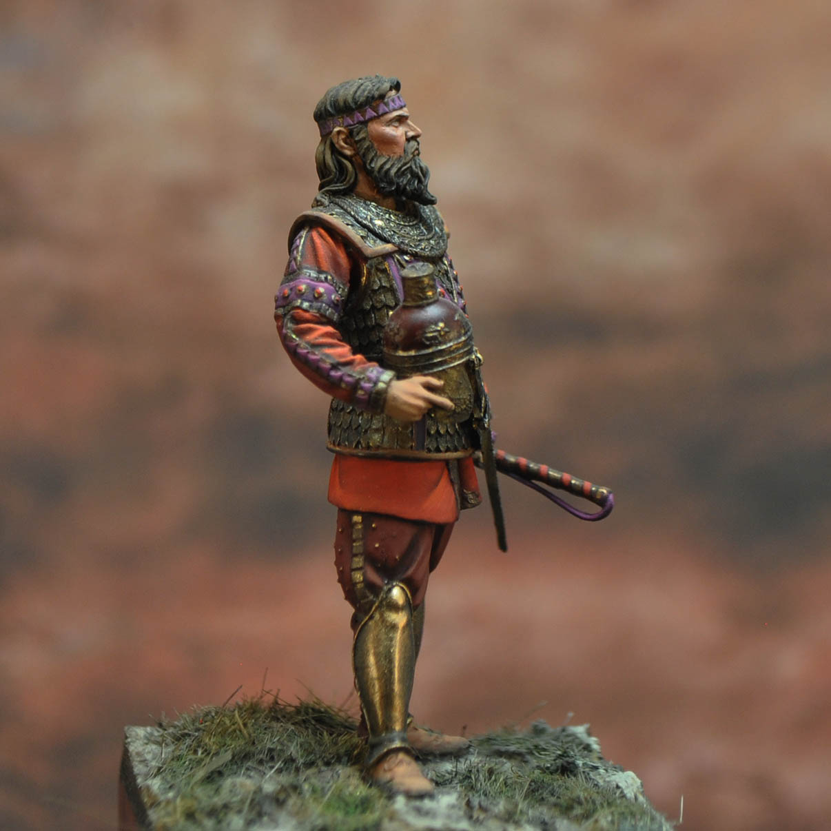 Art Girona Atheas King of Scythia figurine historique