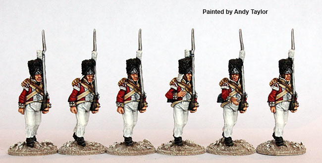 Perry Miniatures Napoleonic BH 84 figurines grenadiers 61e en marche