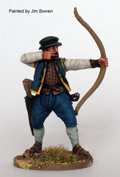 Perry Miniatures 40mm BR18 figurine archer qui tire