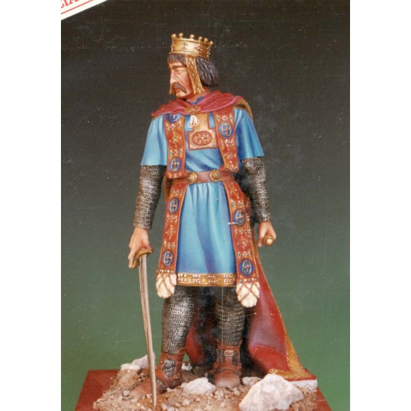 Art Girona Miniatures Re Normanno figurine médiévale
