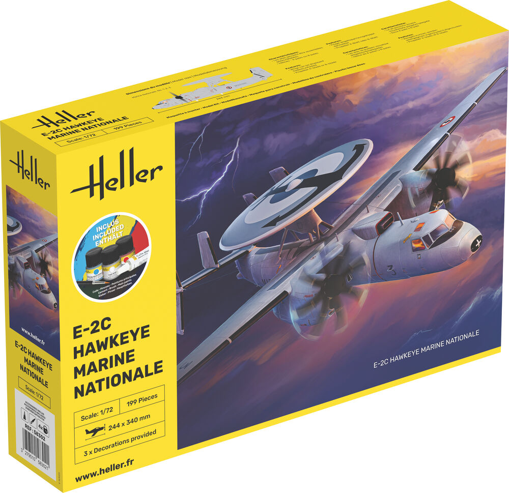 Heller Starter Kit E-2C Hawkeye maquette 1/72 avion