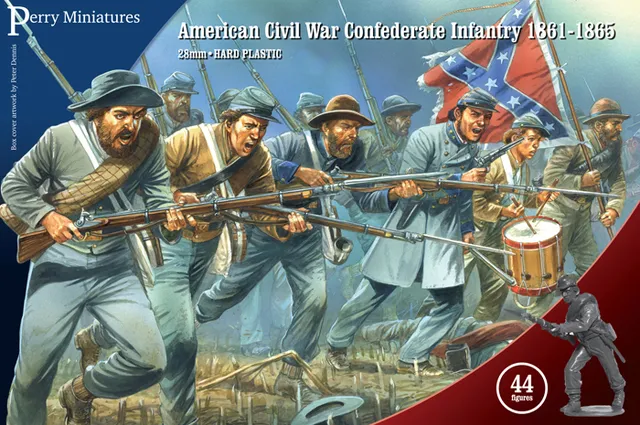 Perry Miniatures ACW80 Infanterie Confédérée boîte 28mm