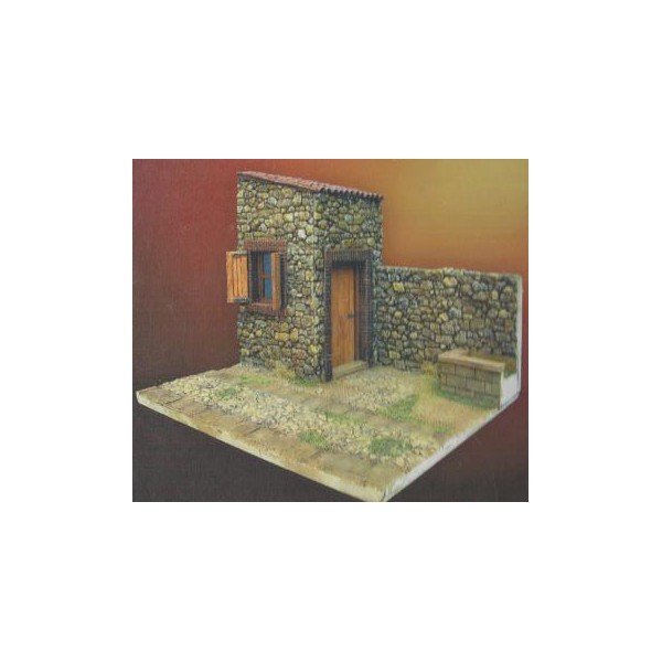 Art Girona Décors maison Stone House diorama pierre