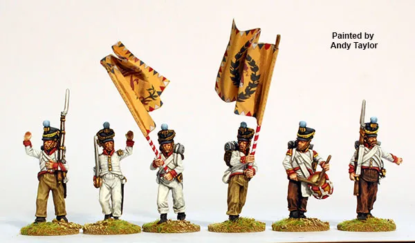 Perry Miniatures NCR4 Wurzburg infanterie commandement 28mm